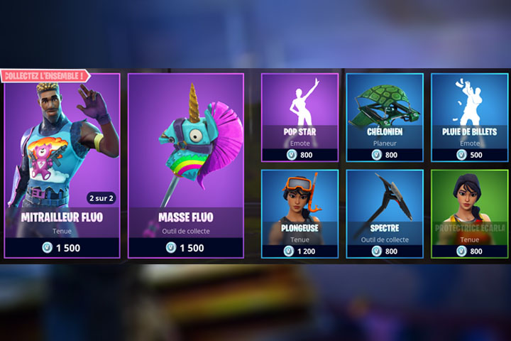 Boutique Fortnite 29 mai
